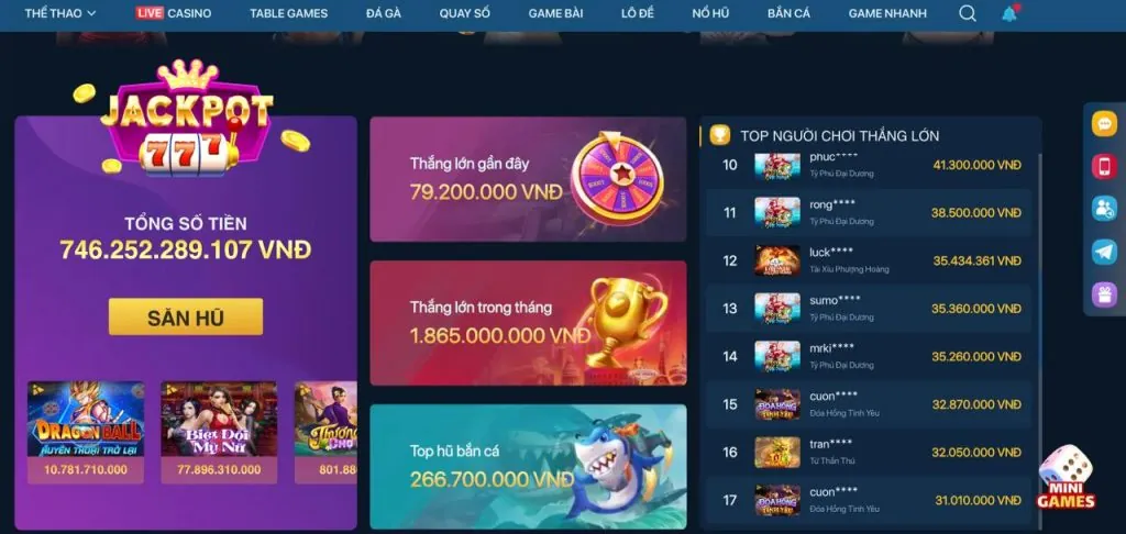 Tổng quan các loại khuyến mãi Bet77